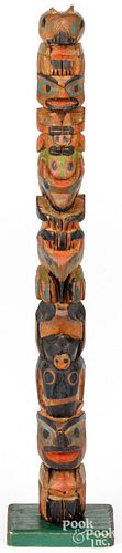 NORTHWEST COAST CARVED AND PAI