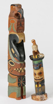 NORTHWEST COAST CARVED AND PAI
