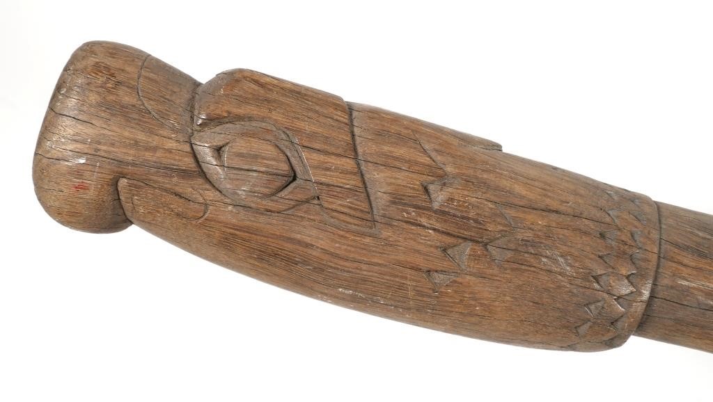 NORTHWEST COAST CARVED HANDLE,