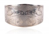 NORTHWEST COAST ENGRAVED SILVE