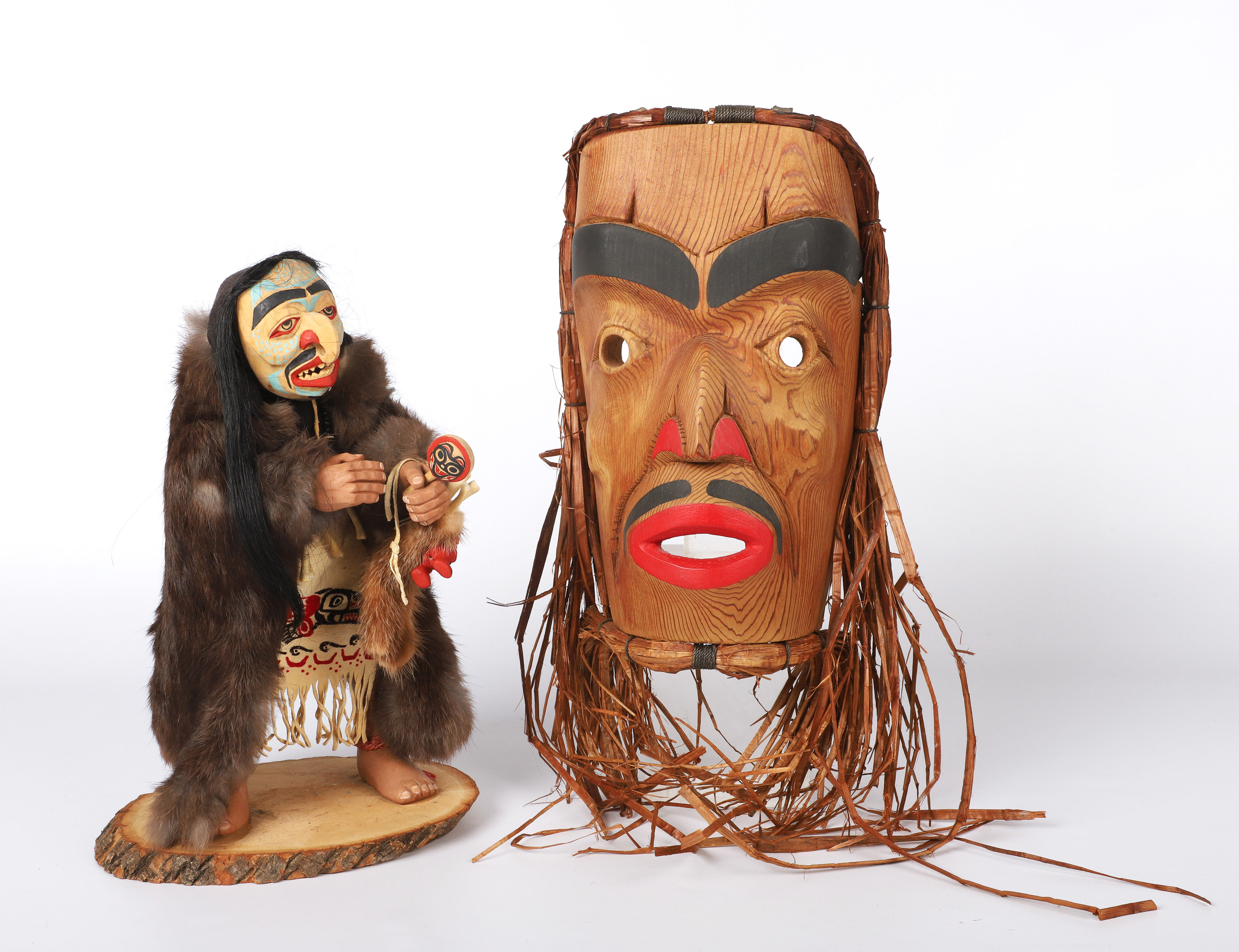 Northwest Coast figure and