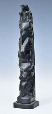 NORTHWEST COAST HAIDA CARVED A