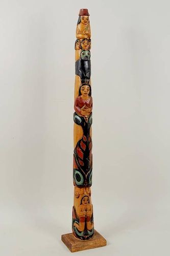 NORTHWEST COAST STYLE CARVED &