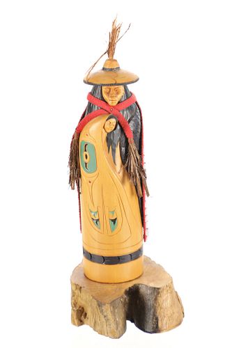 NORTHWEST COAST VIC YEADA CARVED