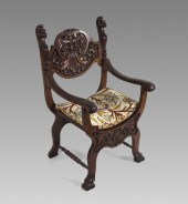 NORTHWIND CARVED SAVONAROLA CH