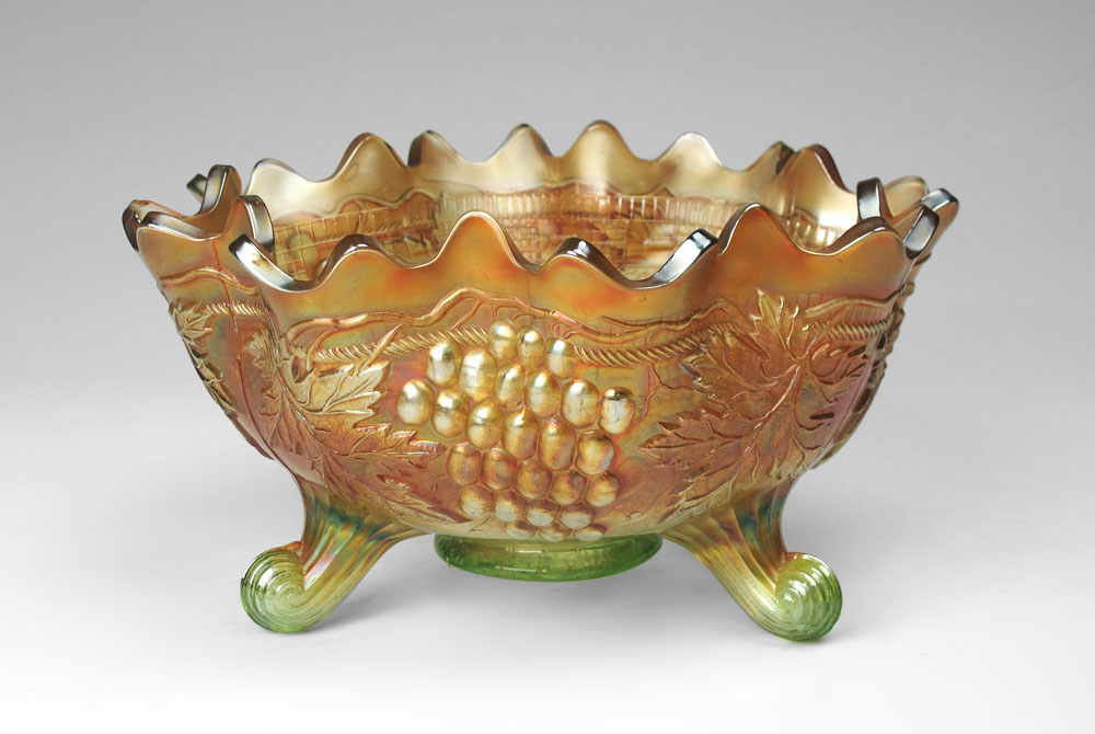 NORTHWOOD CARNIVAL GLASS GRAPE &