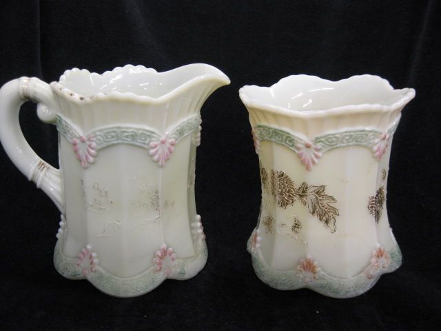 Northwood Custard Art Glass Creamer