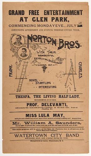 NORTON BROTHERS BROADSIDE.Norton