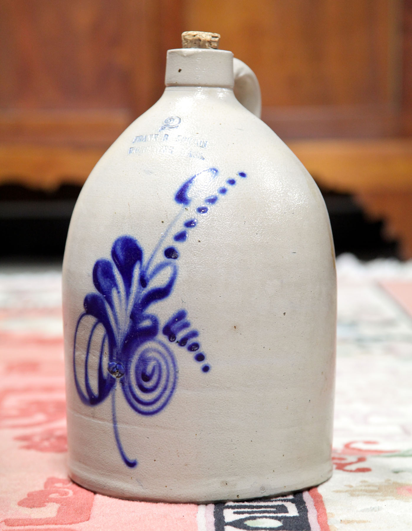 NORTON STONEWARE JUG.  Frank B.