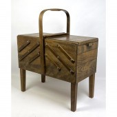 Norway Fold Out Sewing Chest.