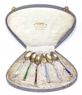 NORWEGIAN ENAMELED STERLING DE