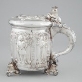 Norwegian Silver Large Tankard