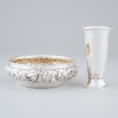 Norwegian Silver Repoussé Bowl