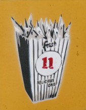 ''Not Popcorn'' Airbrushed Oil
