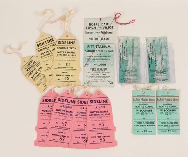 Notre Dame Football collection of