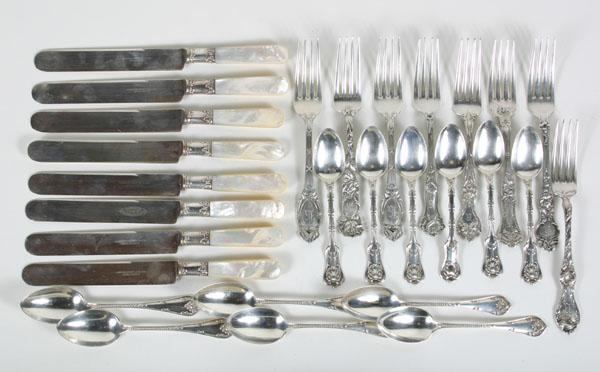 Nouveau sterling flatware, Alvin,