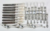 Nouveau sterling flatware, Alv