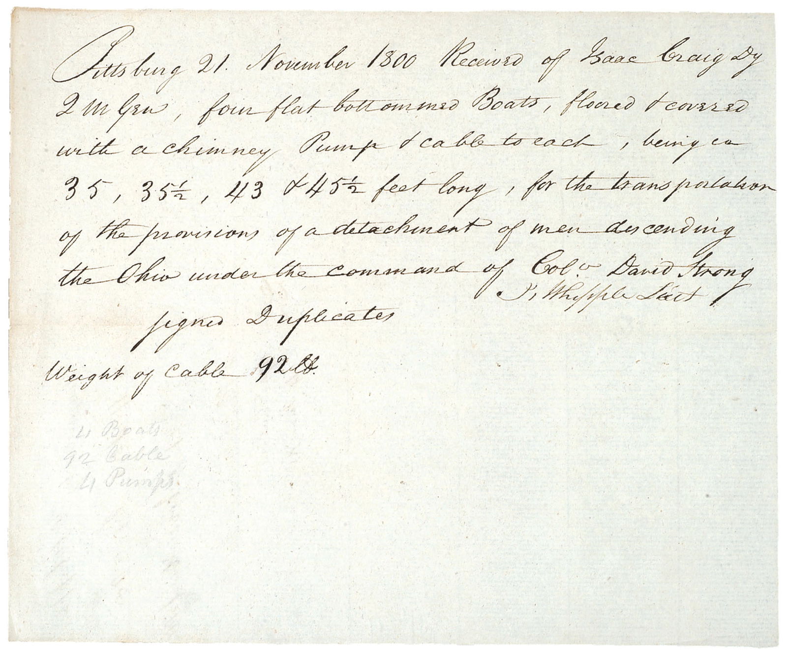NOV. 21, 1800-DATED FEDERAL PERIOD,