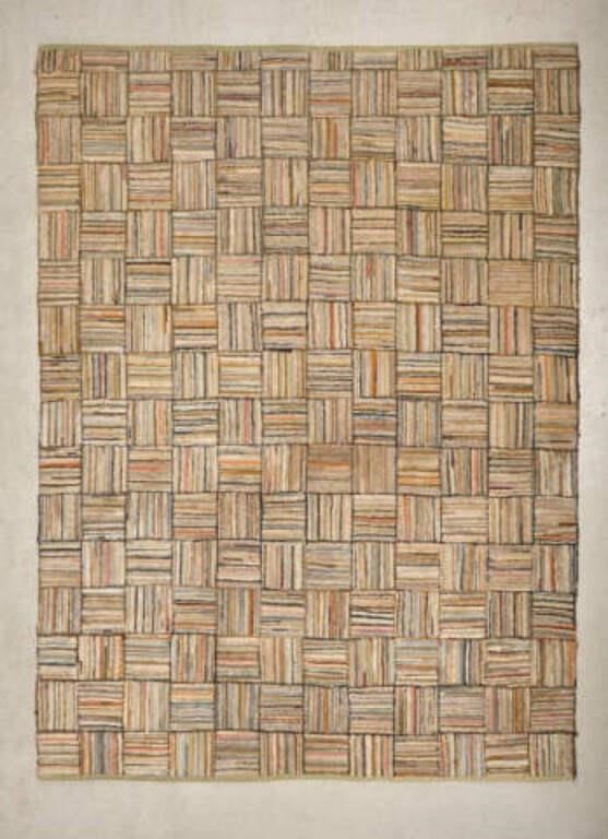 NOVA SCOTIA "BLOCK" PATTERN RUGA