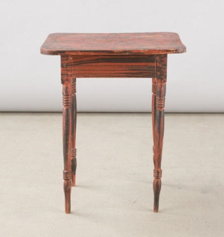 NOVA SCOTIA PAINTED TABLEA