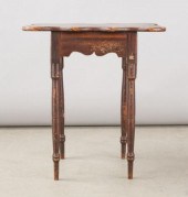 NOVA SCOTIA SCALLOPED TOP TABL