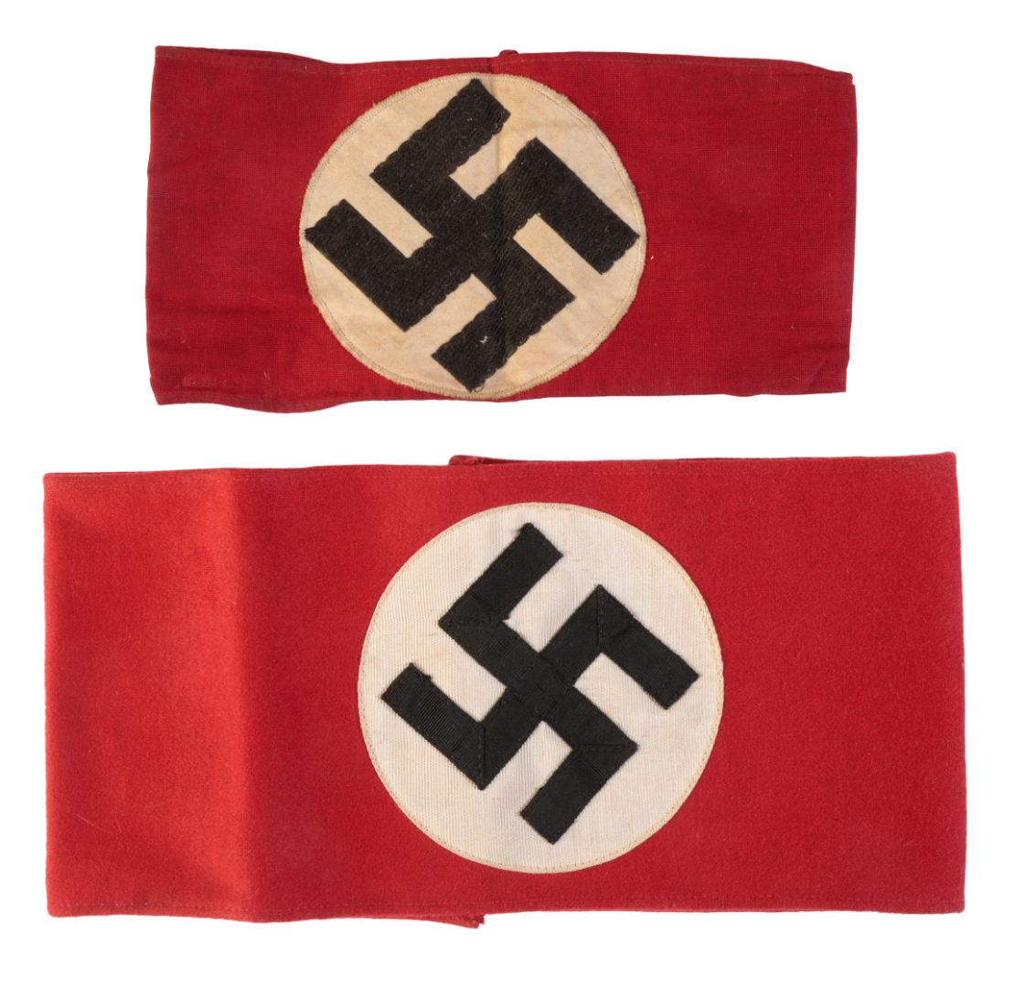 NSDAP ARM BANDS One late war