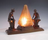 NUART ART DECO NUDE FIGURAL LA
