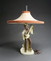 NUBIAN MINSTREL COMPOSITE LAMP