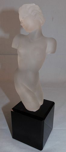 NUDE ART GLASS SCULPTUREOld art
