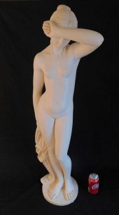 NUDE SCULPTURE SIGNED SANTINIC