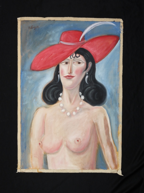 NUDE WOMAN BY BENJAMIN LEVY.