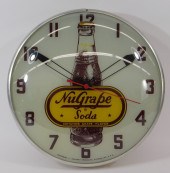NUGRAPE SODA BUBBLE GLASS ADVE