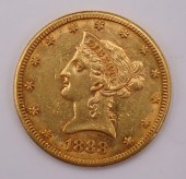 NUMISMATICS. 1888 S $10 LIBERT