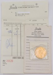 NUMISMATICS. 1920 $20 ST. GAUD
