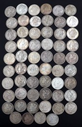 NUMISMATICS. (58) ASSORTED MOR