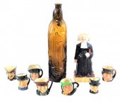 NUN-FORM PORCELAIN BOTTLE, SEV