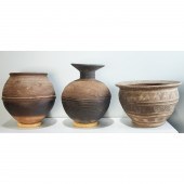 NUPE PEOPLES, (3) LARGE TERRAC