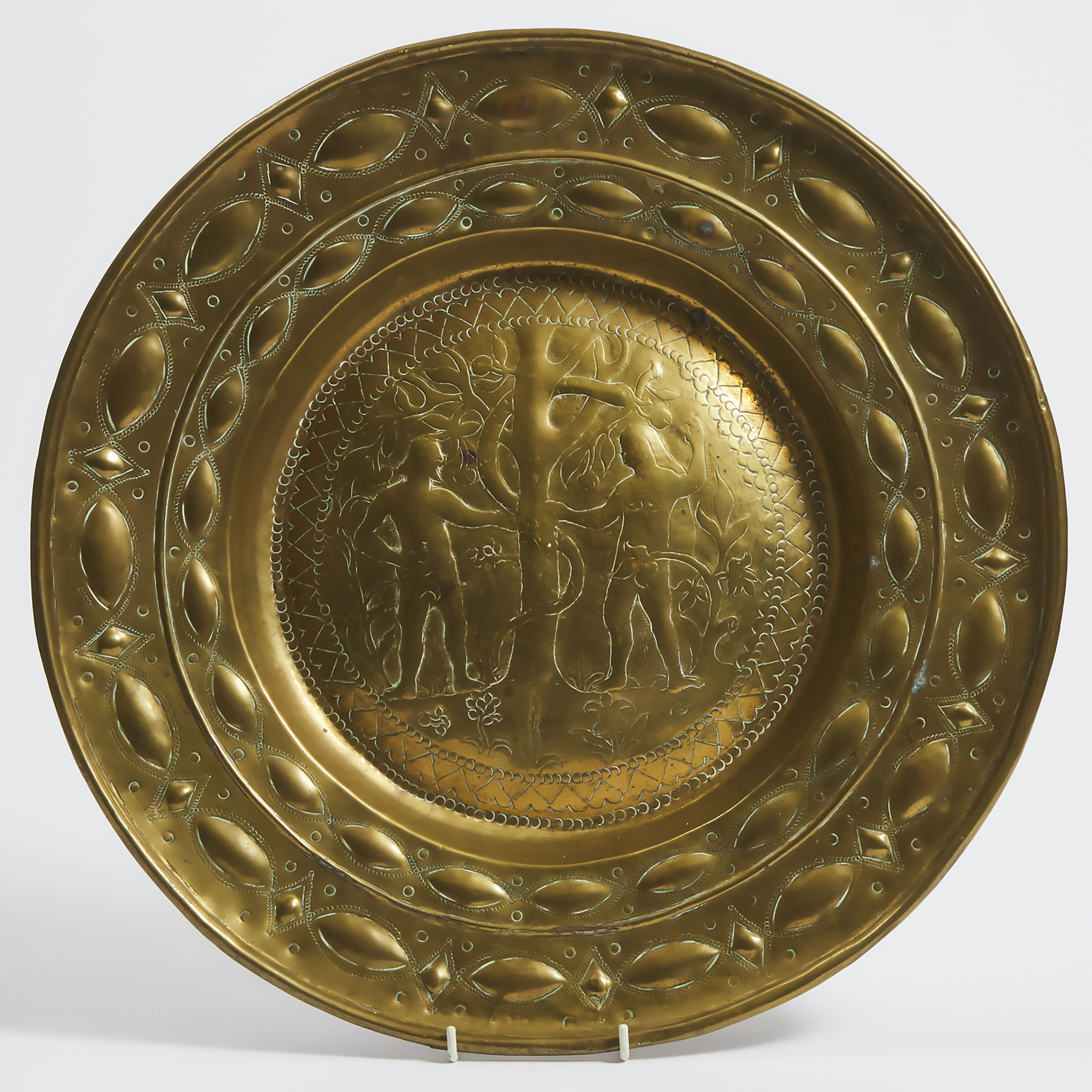 Nuremberg Brass Adam and Eve Alms