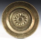 NUREMBERG BRASS ALMS DISH -16t