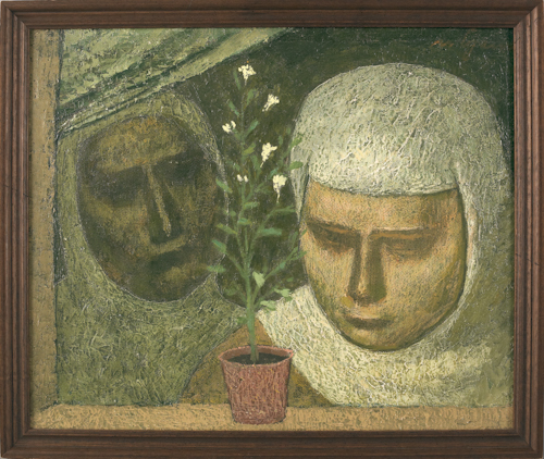Nuri Iyem (Turkish 1915-2005) oil