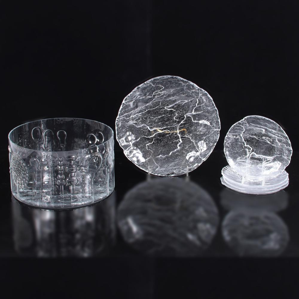 NUUTAJARVI FLORA GLASS FRUIT BOWL