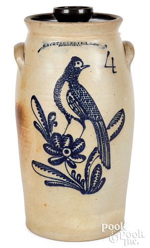 NY STONEWARE CHURN, STETZENMEYER