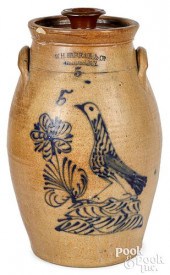 NY STONEWARE CHURN, W.H. FARRA