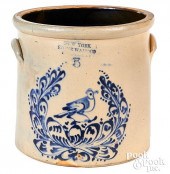 NY STONEWARE CROCK, FORT EDWAR