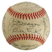 NY YANKEES HALL OF FAME SIGNED