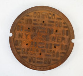 NYC CAST IRON SEWER MANHOLE CO