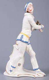 NYMPHENBURG PIERROT FIGUREFran