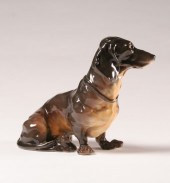 Nymphenburg porcelain Dachsund