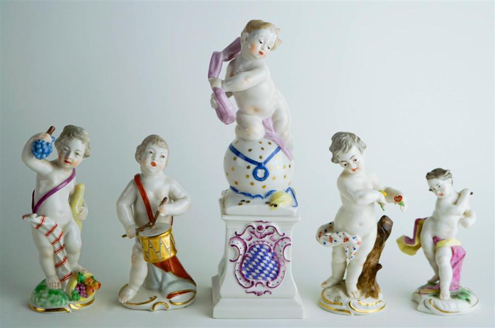 NYMPHENBURG PORCELAIN FIGURE OF