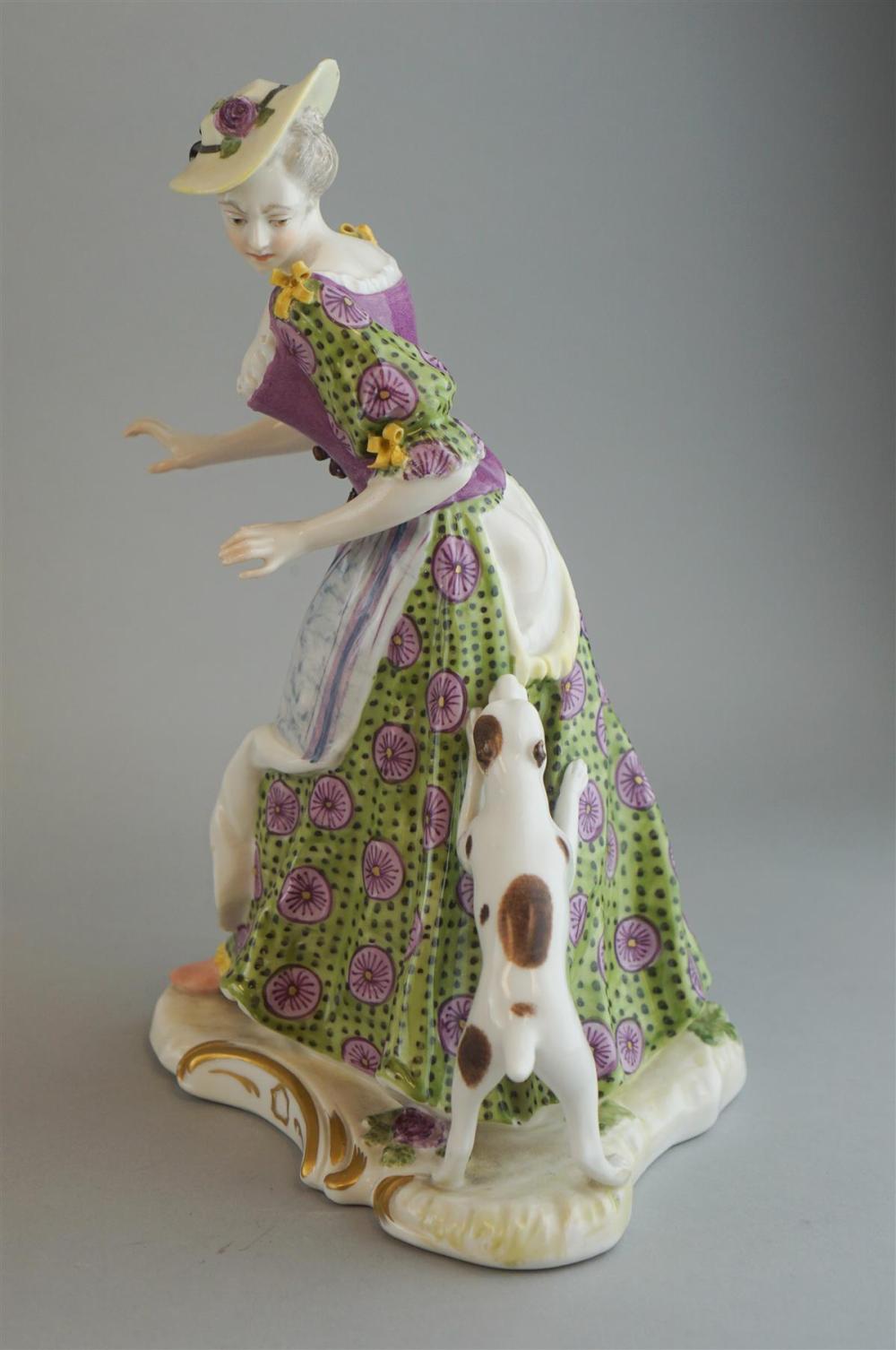 NYMPHENBURG PORCELAIN FIGURE, YOUNG
